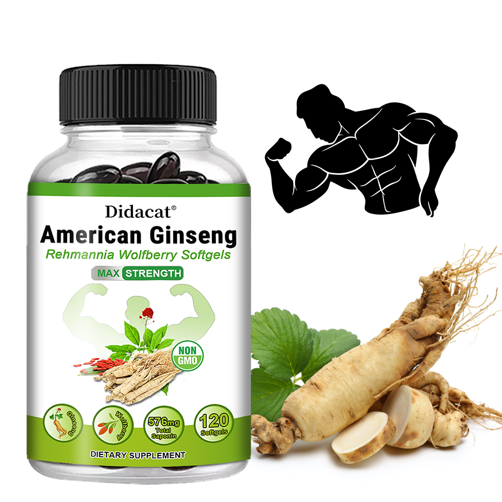 Herbal Wellness Water - Kapsul Ginseng Amerika, Suplemen Herbal Alami