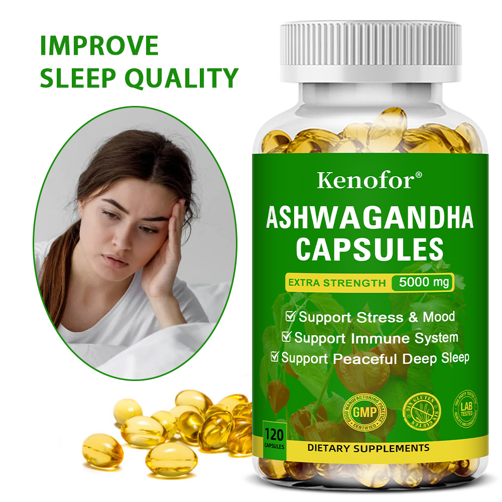 Herbal Wellness Water - Kapsul Ashwagandha Complex 2300mg, Campuran Herbal
