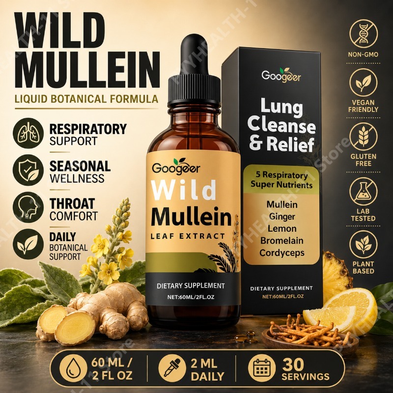 Herbal Wellness Supplement - Tetes Cair Mullein Campuran Herbal dengan