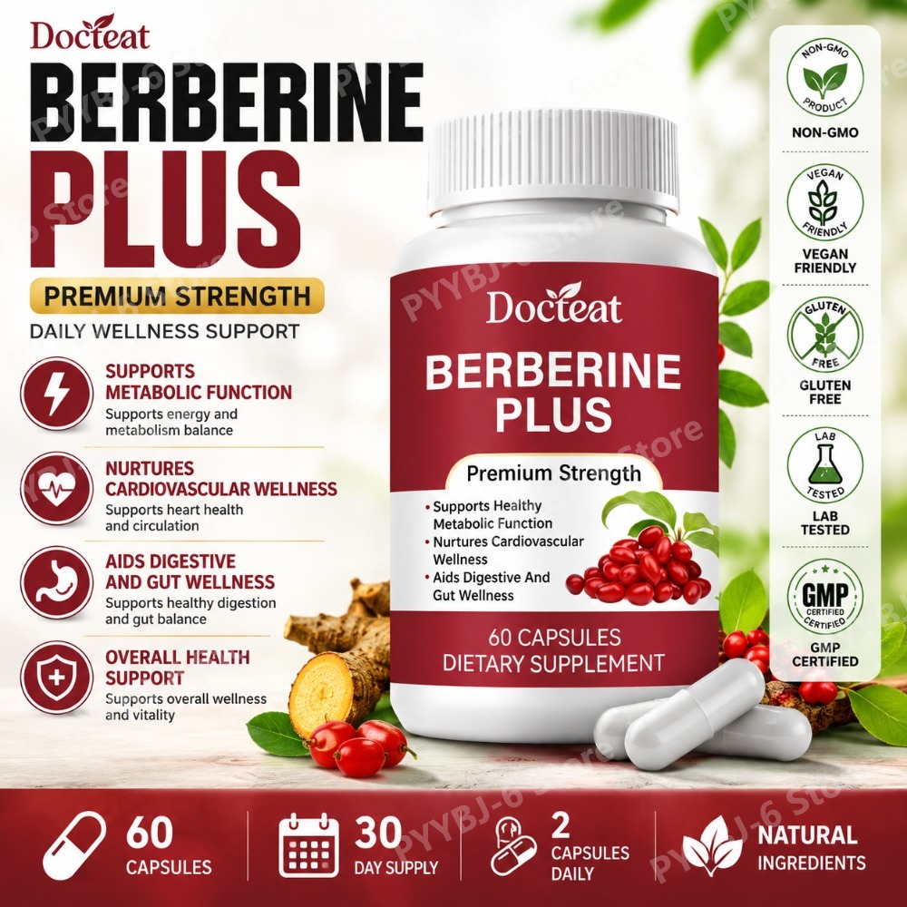 Suplemen Berberine Plus 60 Kap - Herbal Wellness Supplement ulasan dan harga