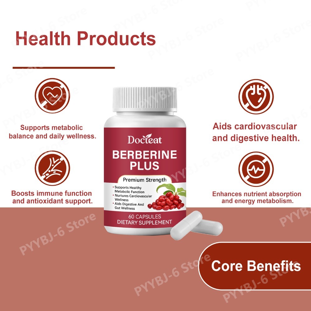 Suplemen Berberine Plus 60 Kap - Herbal Wellness Supplement ulasan dan harga