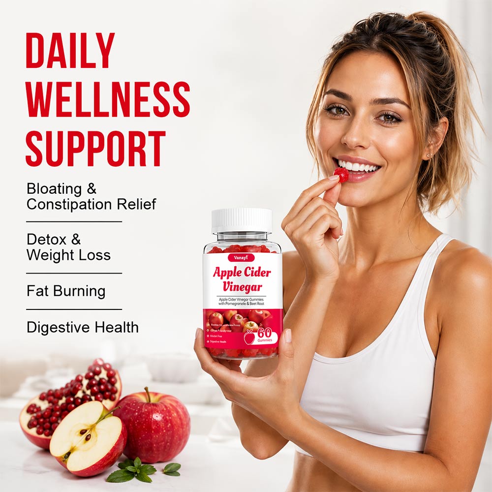 Permen Kunyah Cuka Apel dengan - Herbal Wellness Supplement ulasan dan harga