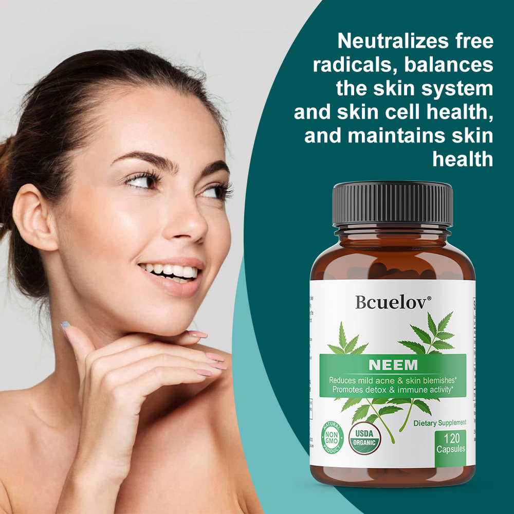 Kapsul Daun Neem Organik, Supl - Herbal Wellness Water ulasan dan harga