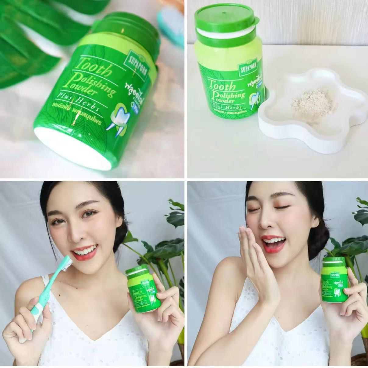 Bubuk Gigi Herbal SUPAPORN Tha - Herbal Wellness Products ulasan dan harga