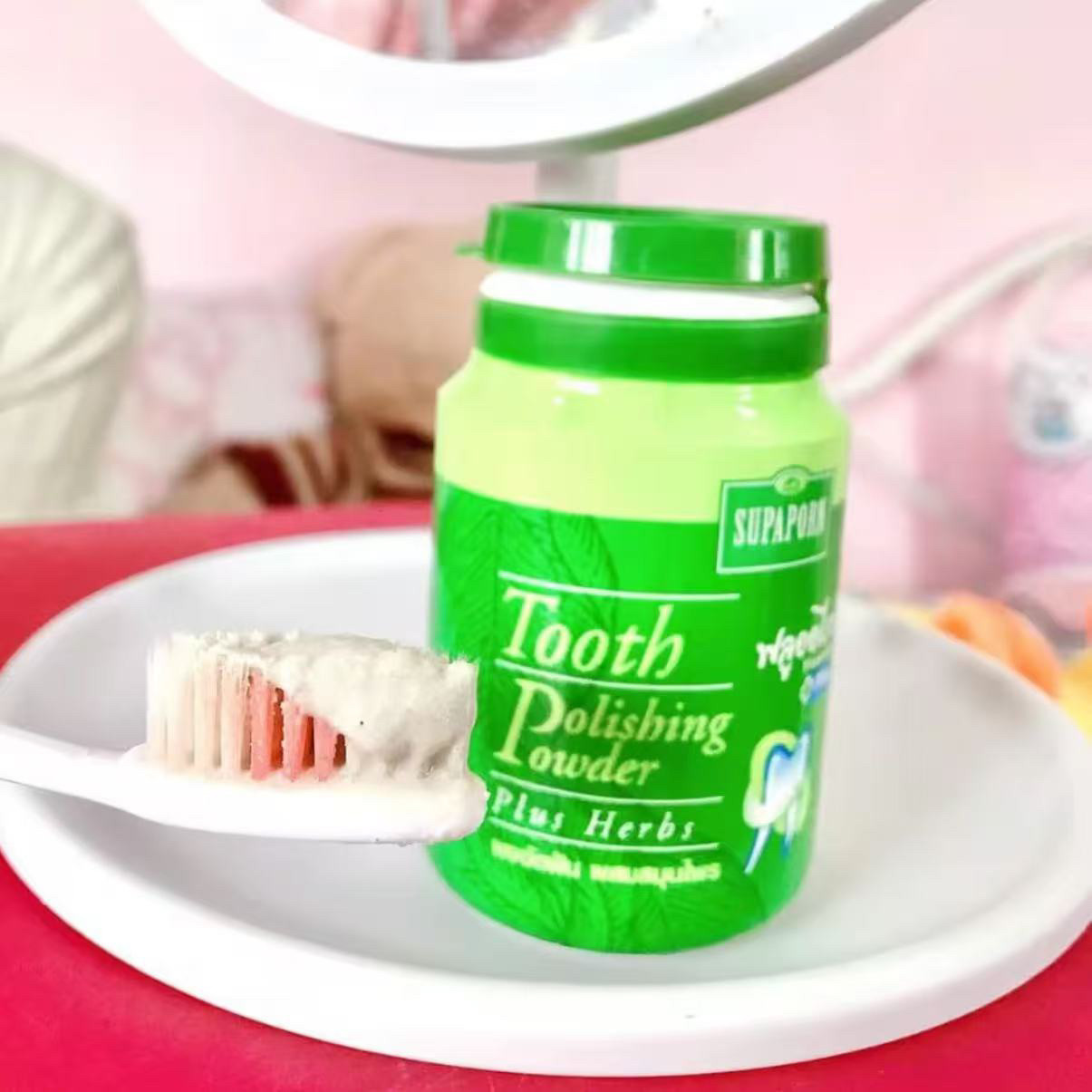 Bubuk Gigi Herbal SUPAPORN Tha - Herbal Wellness Products ulasan dan harga