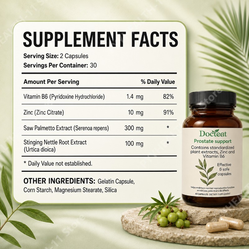 Kapsul Saw Palmetto dengan Aka - Herbal Wellness Supplement ulasan dan harga