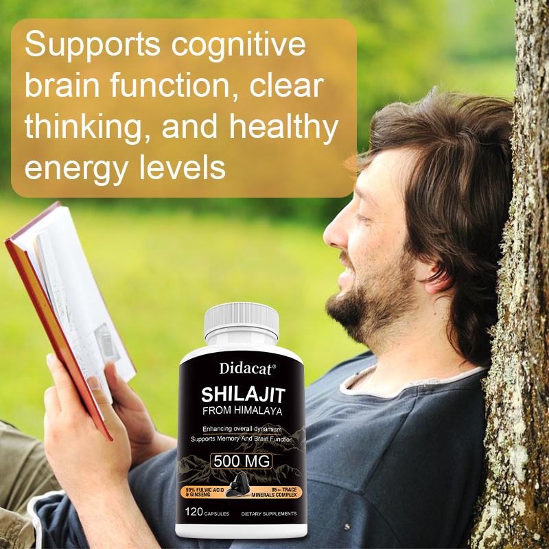 Kapsul Shilajit & Ginseng Hima - Herbal Wellness Water ulasan dan harga